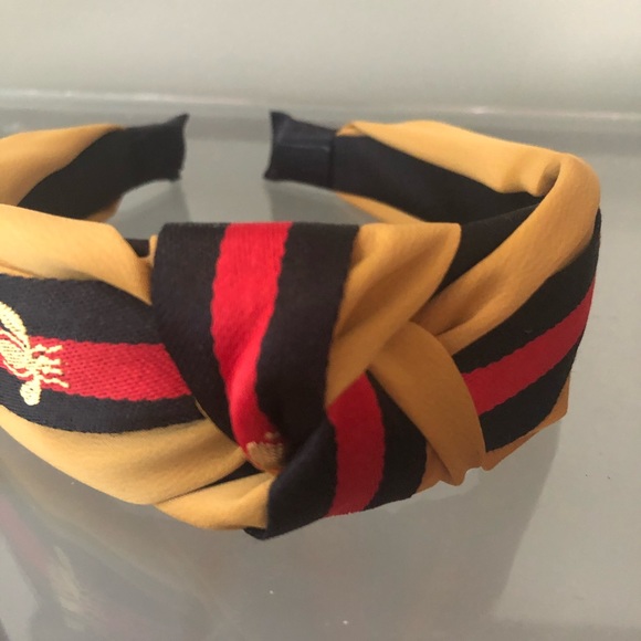 Red and Green Knotted Bee Headbands (Not a Set) - Picture 3 of 5